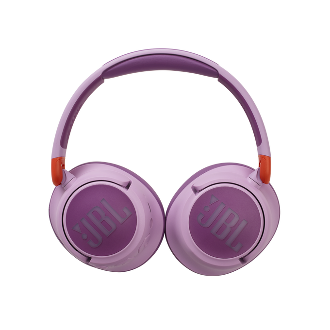 JBL JR 460NC - Pink - Wireless over-ear Noise Cancelling kids headphones - Detailshot 2 image number null